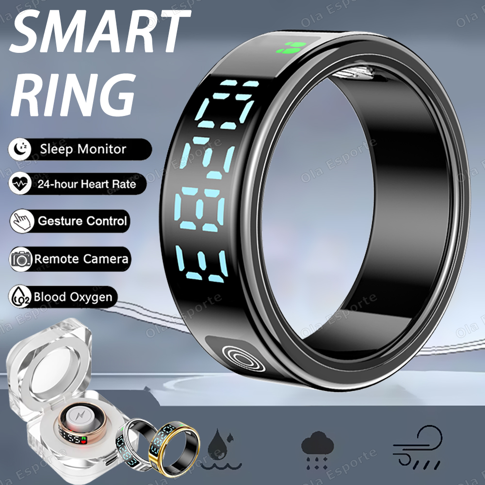 Smart Ring Health - SR08 Smart Ring with Charging Box