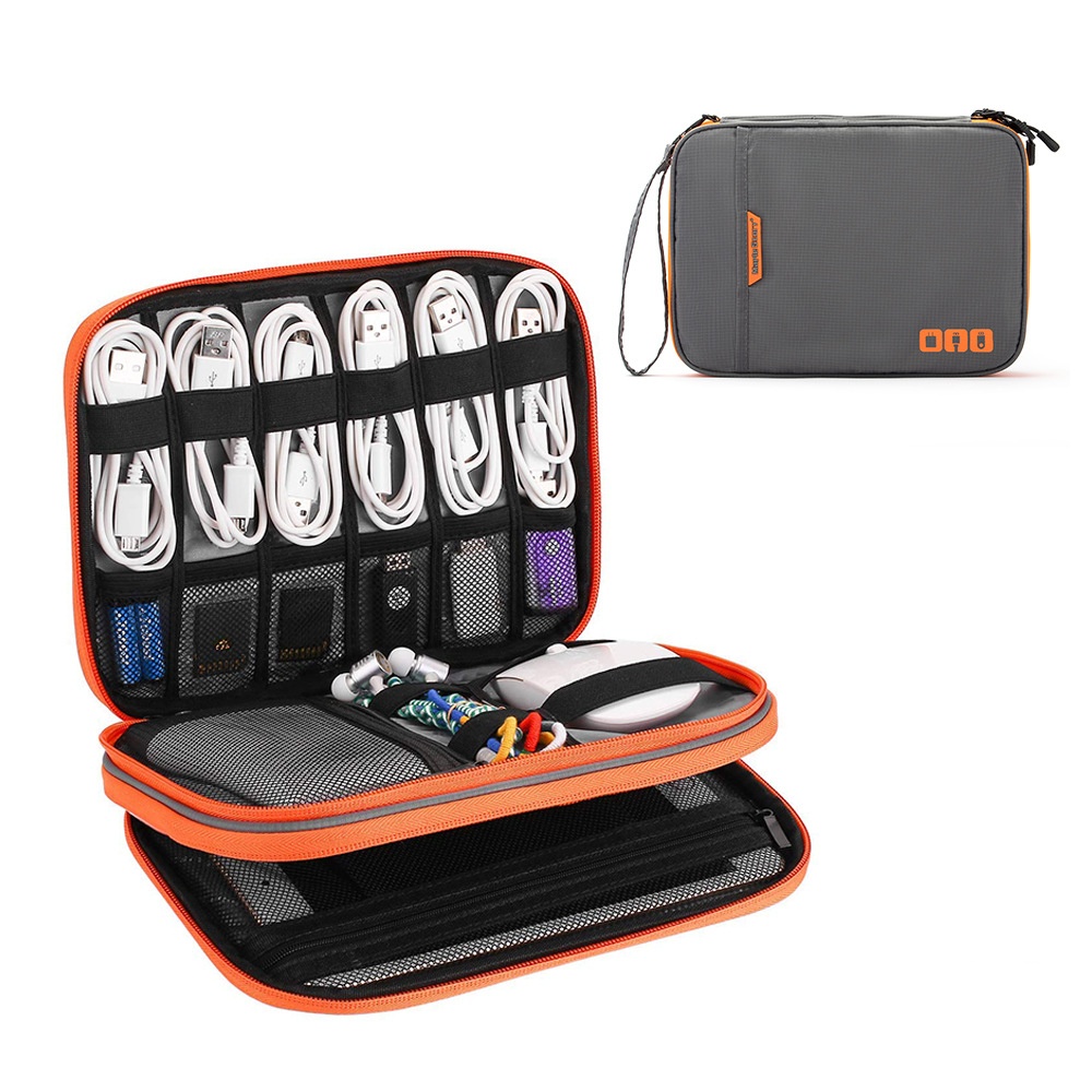 Electronics And Gadgets With A - Double Layers Large Capacity Travel Electronic
