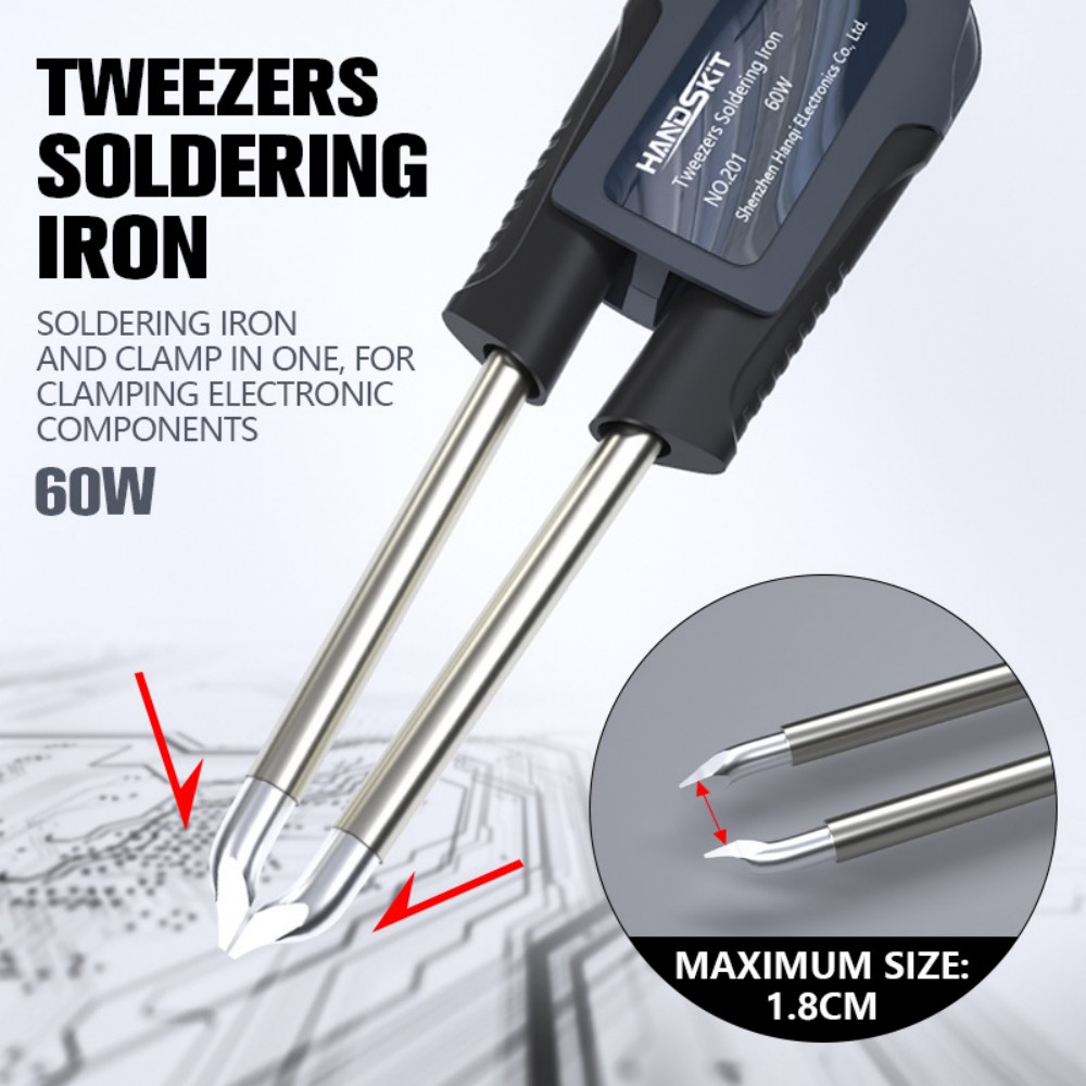 Useful Electronic Gadgets - T12 Soldering Tweezer Handle – Dual-Channel
