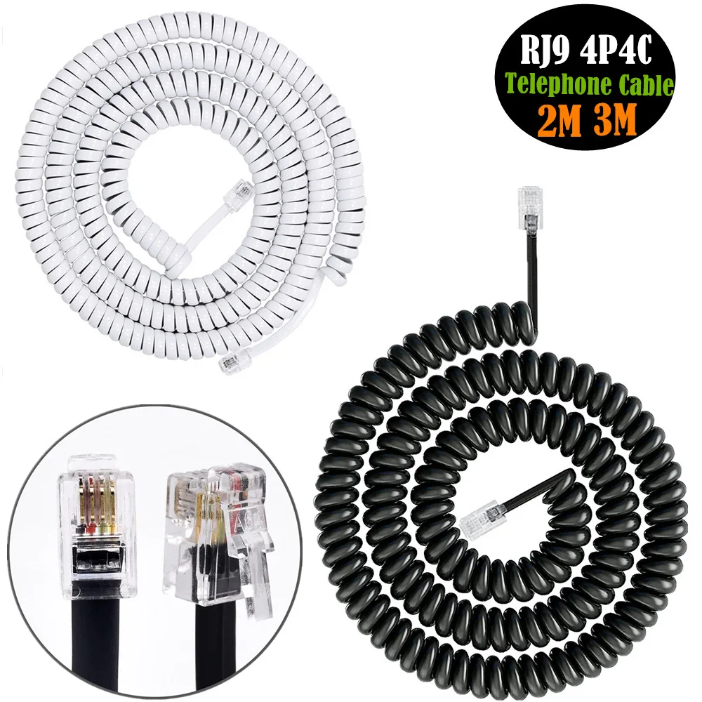 Electronics Gadgets Wholesale - RJ9 4P4C Telephone Accessory Phone Cord