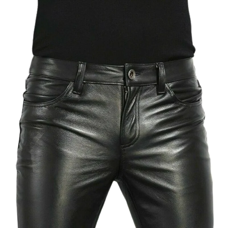Smart Pen Digital - Choice PU Leather Pants Men's Fashion