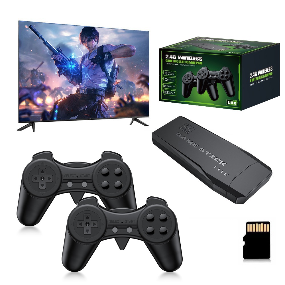 Retro Game Controller Usb - Portable 4K Retro Game Stick Console
