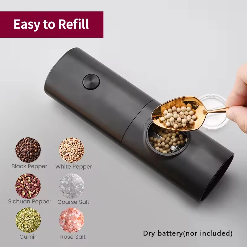 Kitchen Electronics Gadgets - Electric Automatic Salt and Pepper Grinder