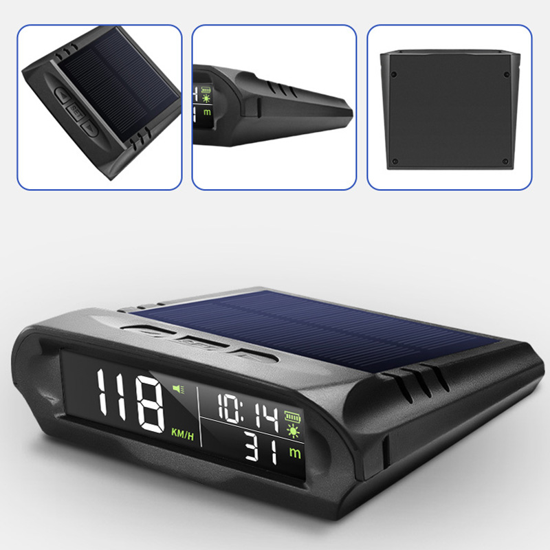 Electronics Gadgets Wholesale - Auto GPS Speedometer With Solar Charging