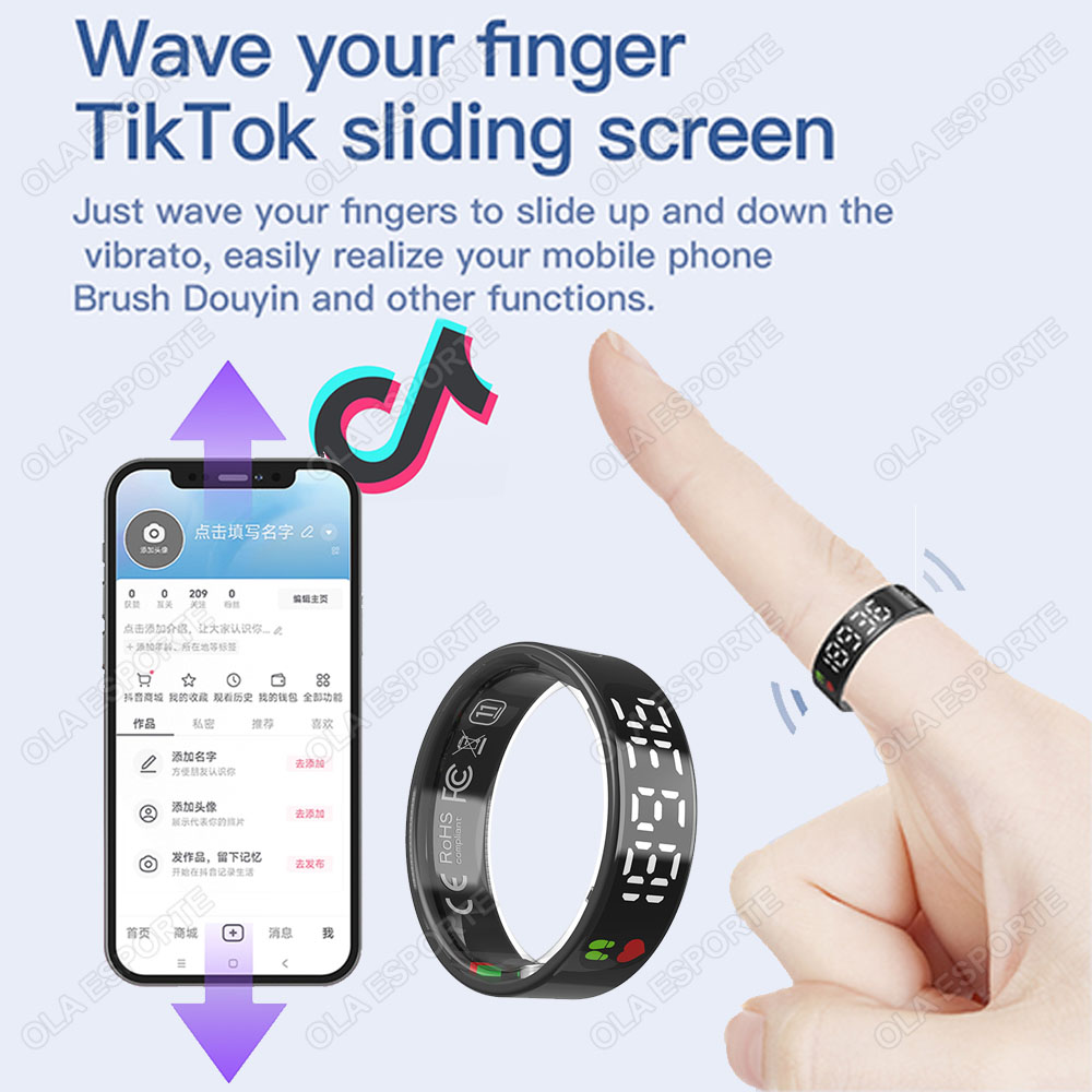 SR08 Smart Ring with Charging  - Smart Ring Health review and price