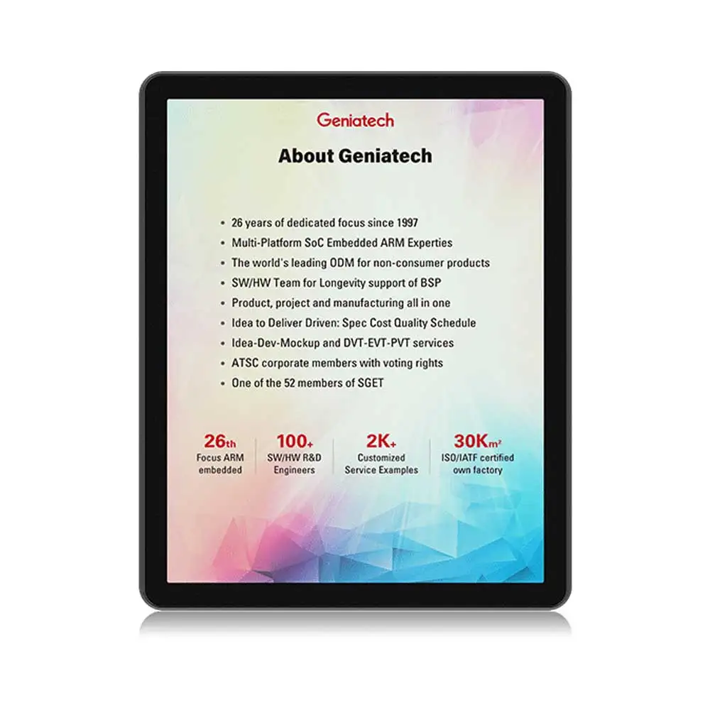 Geniatech E-reader Color 10 In - E-Ink Tablet Reader review and price