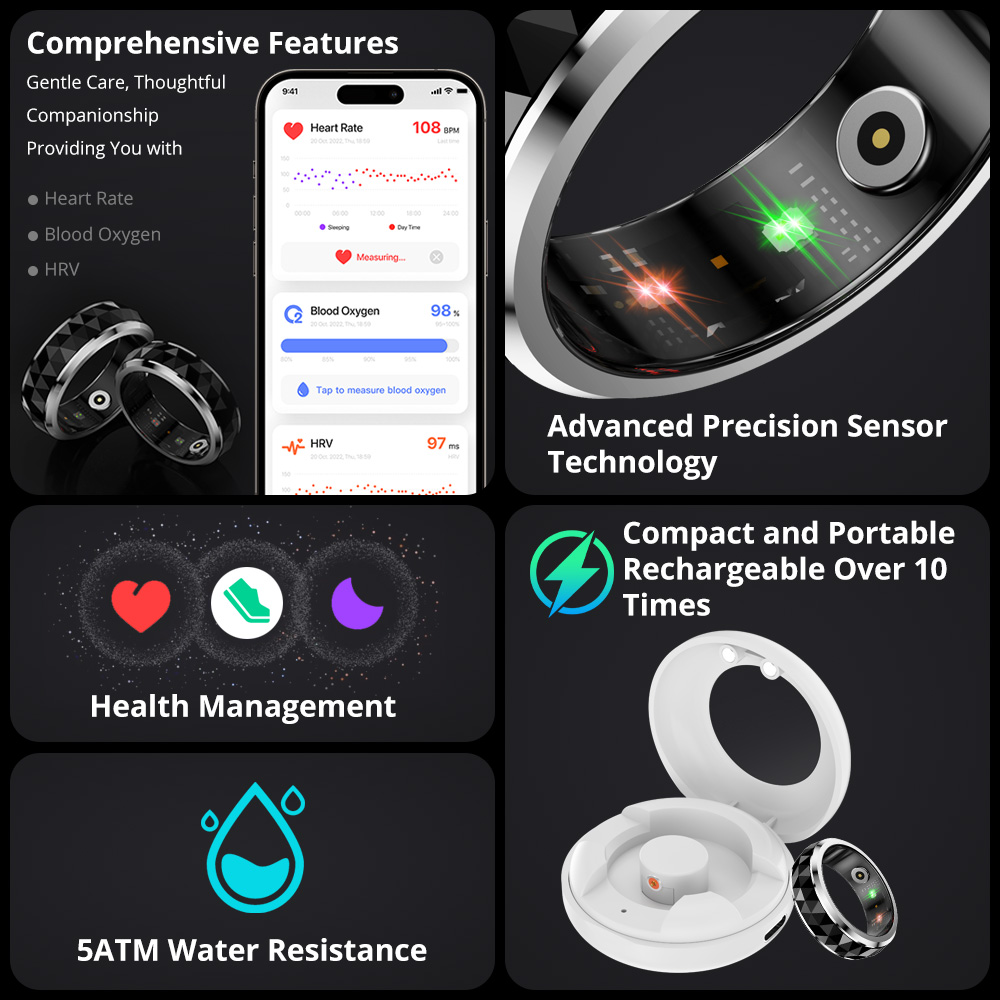 2024 COLMI R11 Smart Ring, Fid - Smart Ring Health review and price