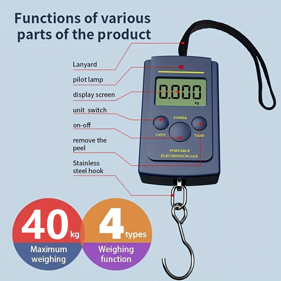 40kg Multifunctional Mini Elec - Useful Electronic Gadgets review and price