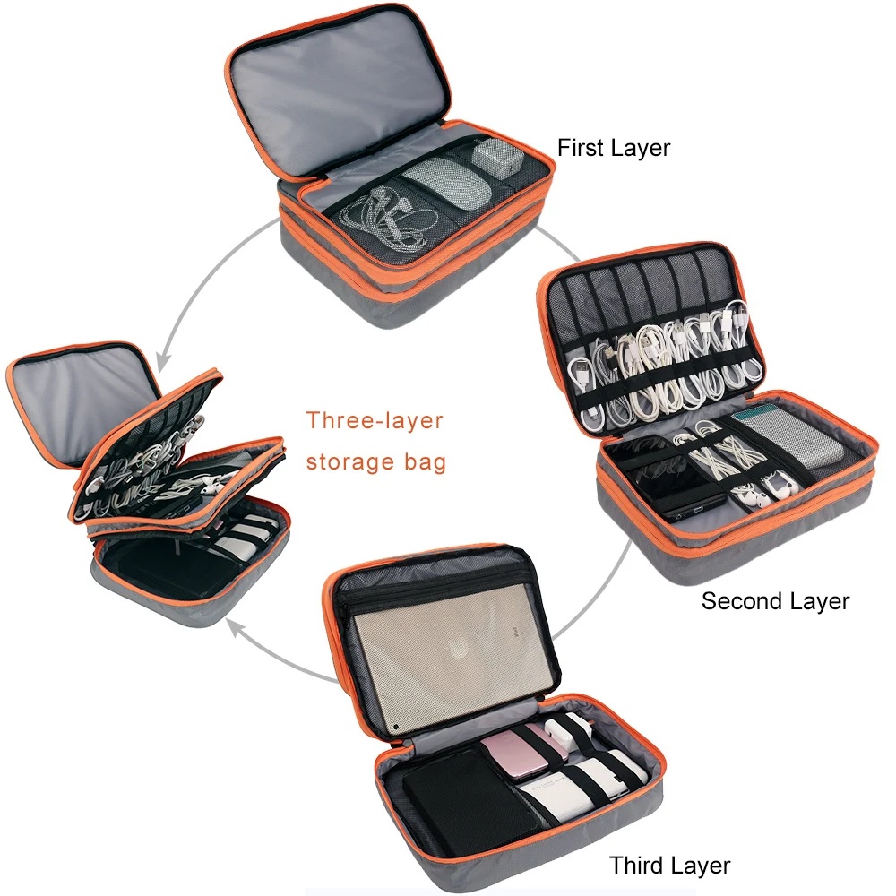 Double Layers Large Capacity T - Electronics And Gadgets With A review and price