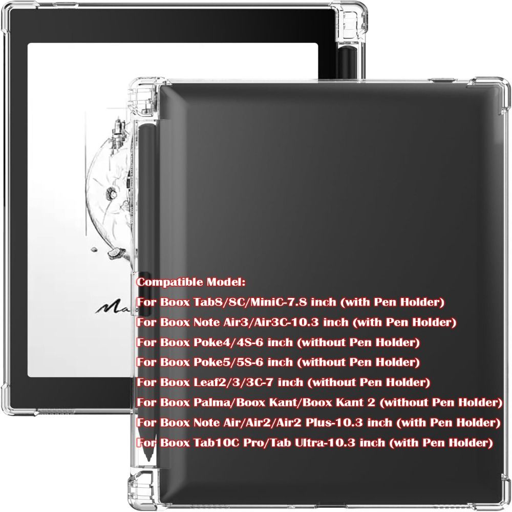Transparent E Ink Tablet Case  - E-Ink Tablet Reader review and price