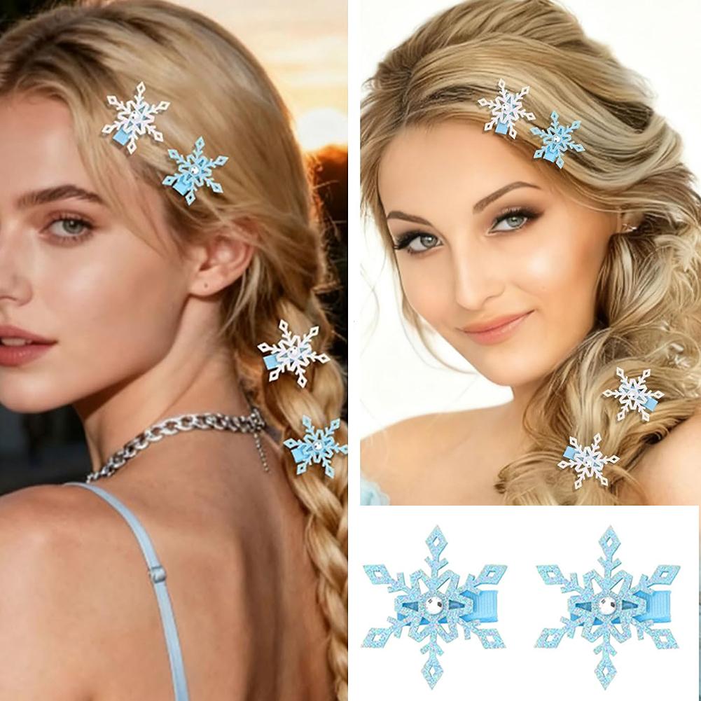2pcs Children's Hairpin Shinin - Elsa Gadget review and price