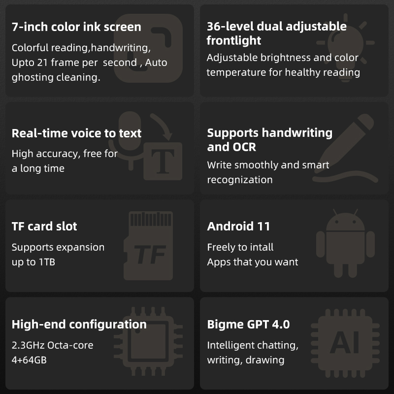 Bigme B751C 7-inch Color E-Ink - E-Ink Tablet Reader review and price