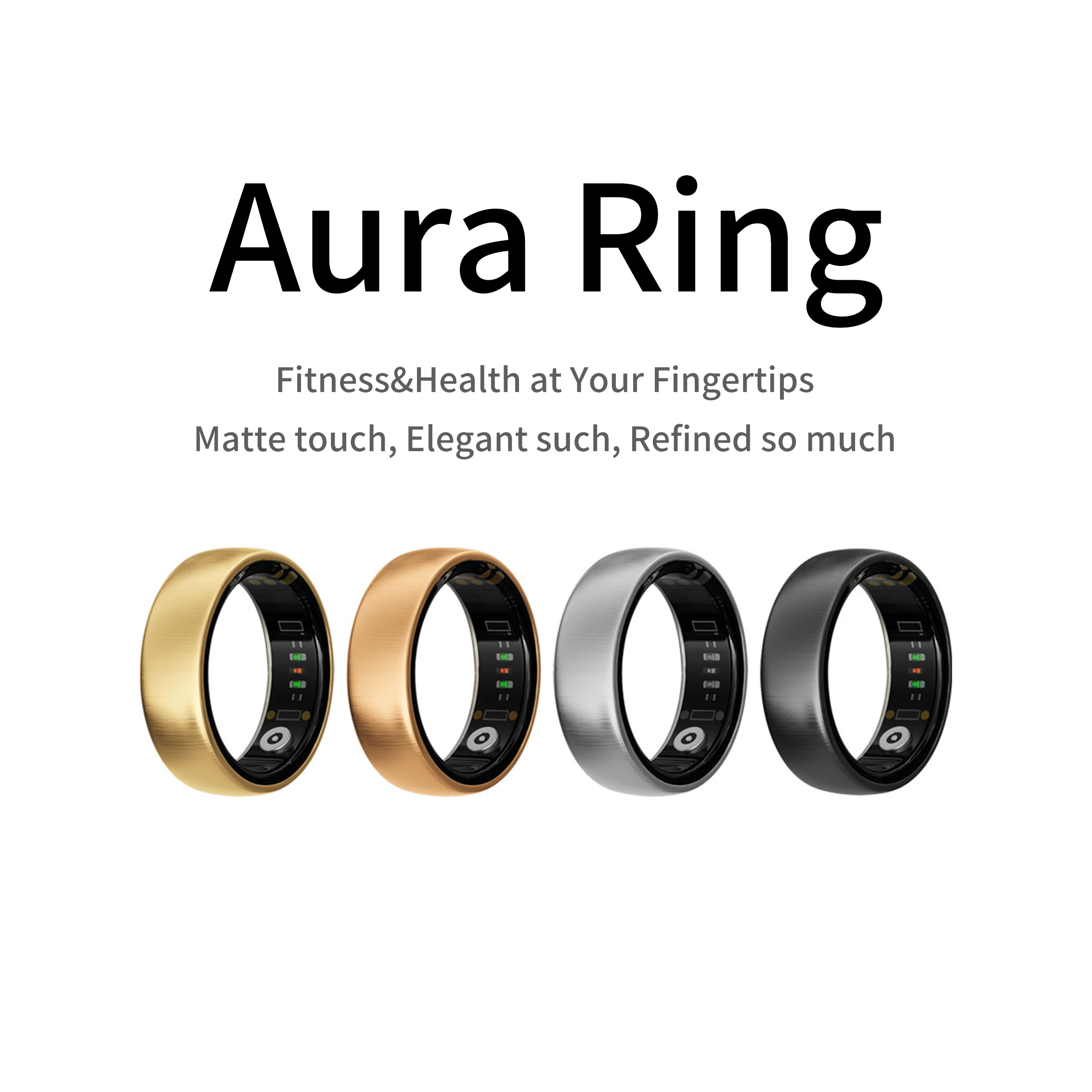 AURA Matt Smart Ring Fitness S - Smart Ring Health review and price
