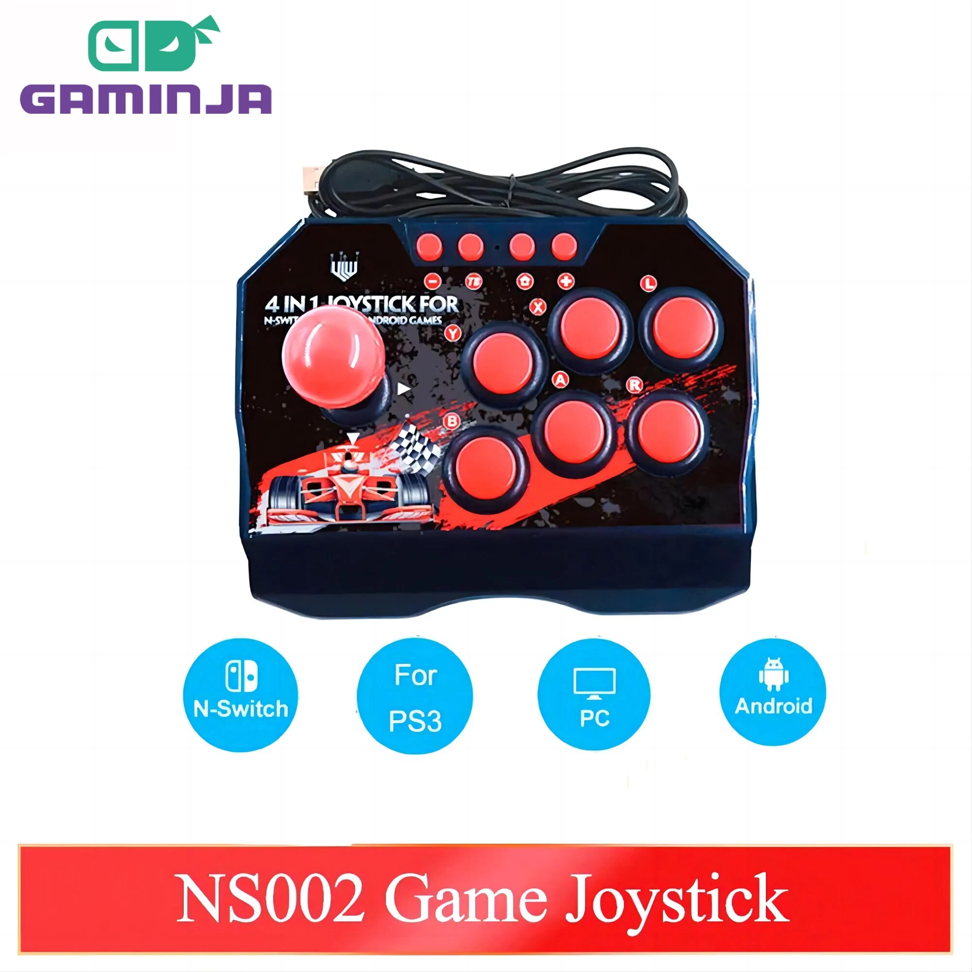 GAMINJA NS002 4 In 1 Retro Arc - Retro Game Controller Usb review and price