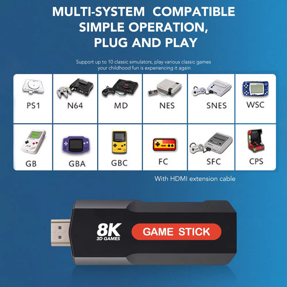 X2 Game Stick HD 4K 8K 3D Cons - Retro Game Controller Usb review and price