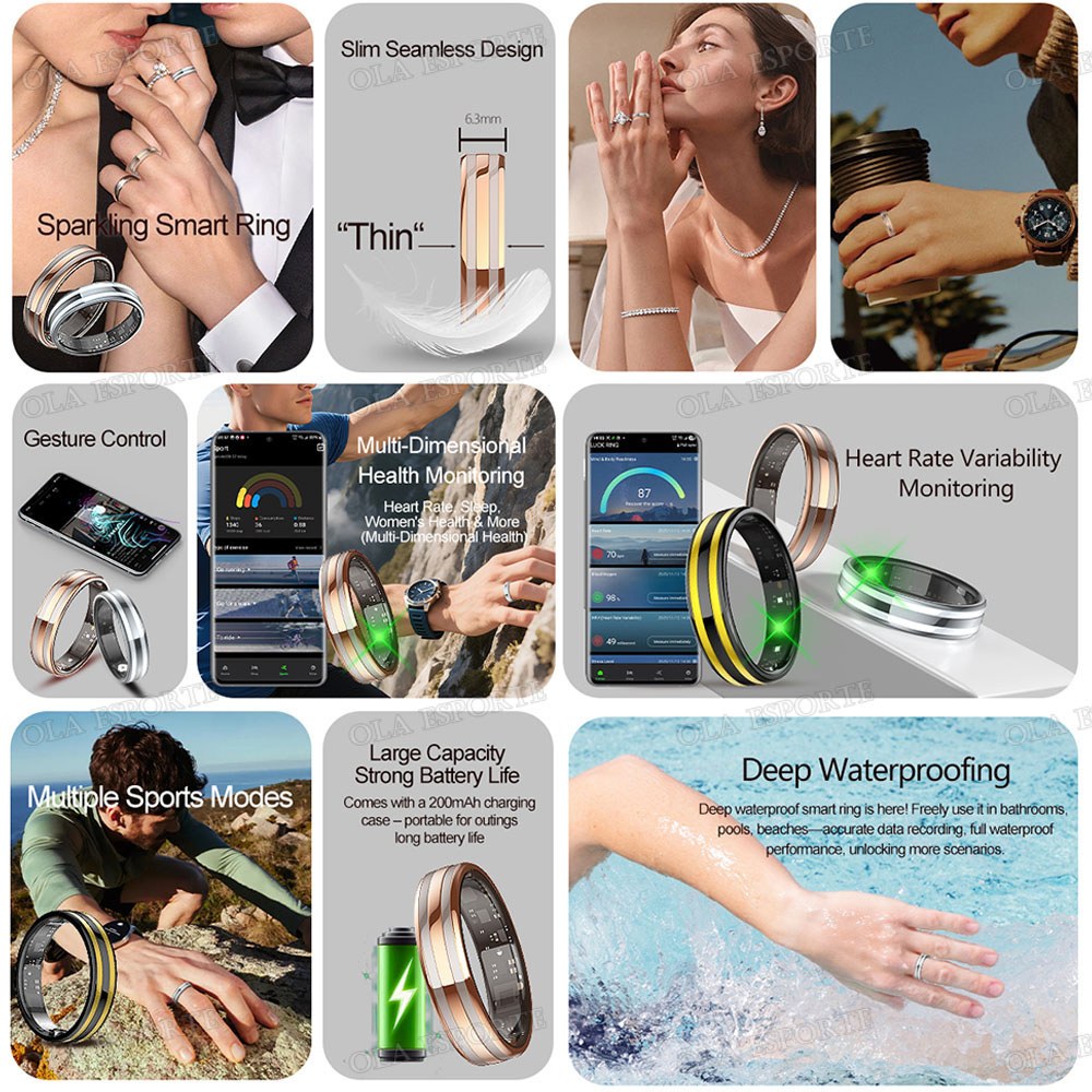 Gesture Sensing Smart Ring Hea - Smart Ring Health review and price