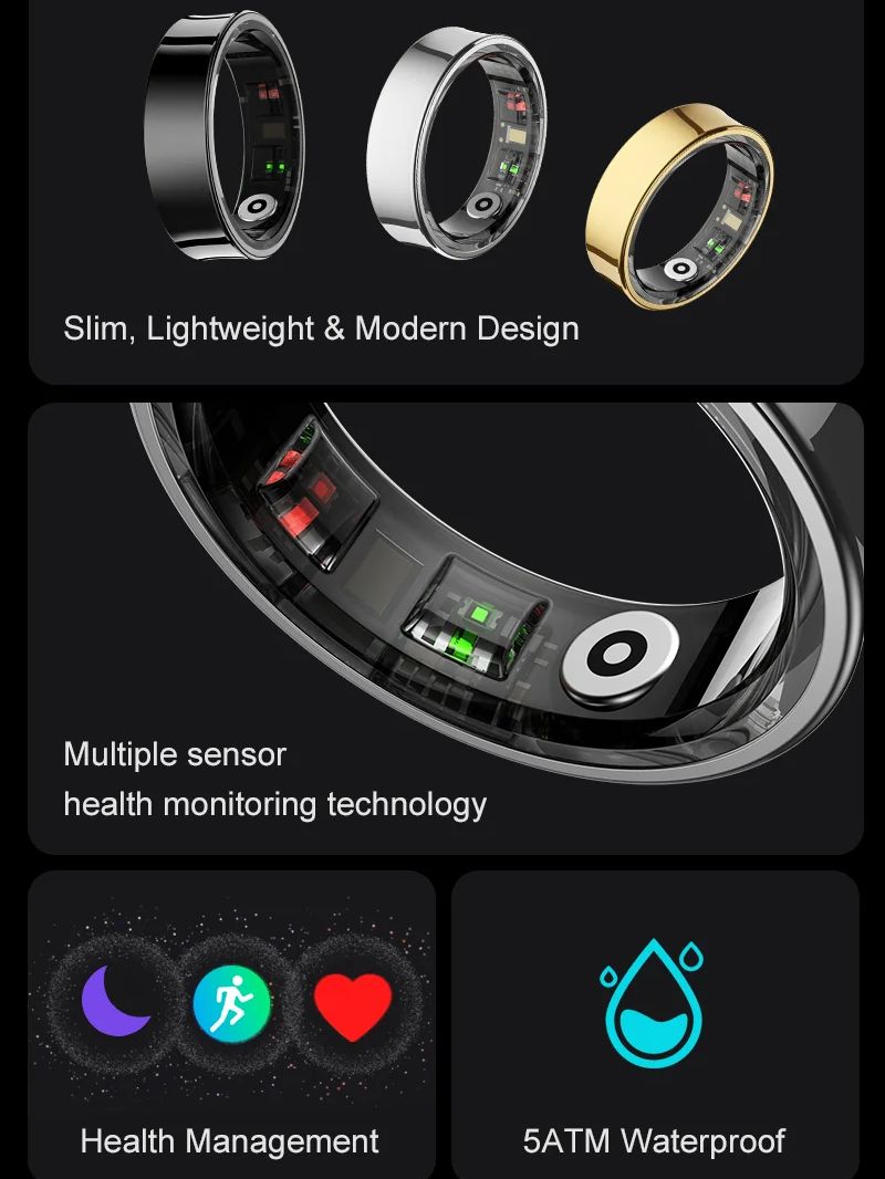 New Smart Ring R09 Health Moni - Smart Ring Health review and price